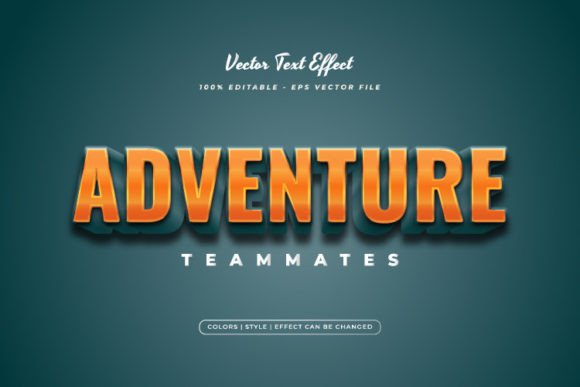 3D Bold Adventure Text Style Effect: Elevate Your Brand Instantly