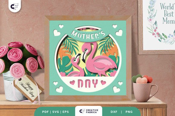 Charming Flamingo 3D Paper Cut SVG for Creative Projects