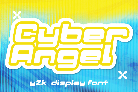 Cyber Angel: Futuristic Typography for Modern Design