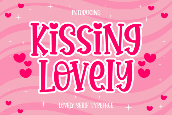 Elevate Your Visual Identity with Kissing Lovely Typography