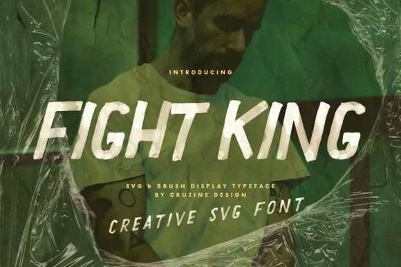 Fight King: Bold Typography for Powerful Branding