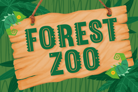 Forest Zoo: A Whimsical Font for Playful Design