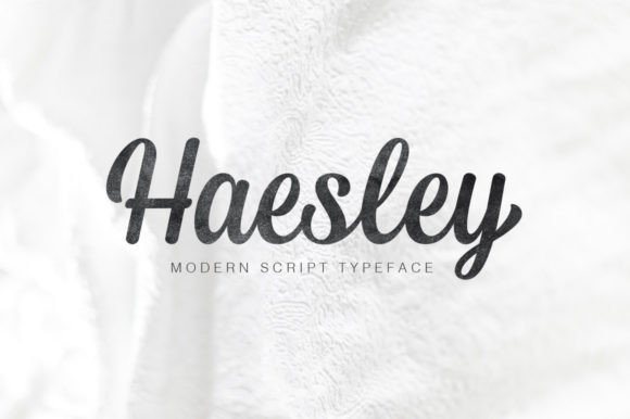 Haesley: Elevating Modern Script Typography