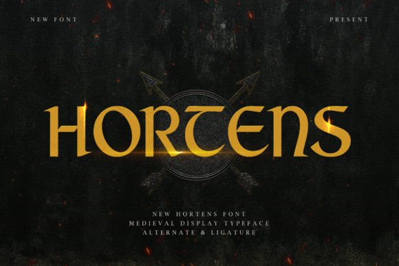 Hortens: A Medieval Typeface for Modern Design