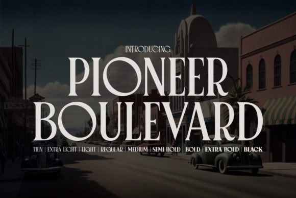 Pioneer Boulevard: Elevate Your Design with Vintage Elegance