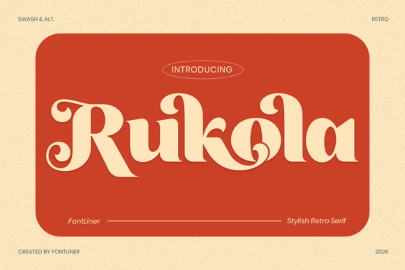 Rukola: Infusing Timeless Retro Charm into Modern Design