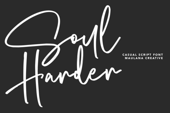 Soul Harder: A Handwritten Font for Modern Design