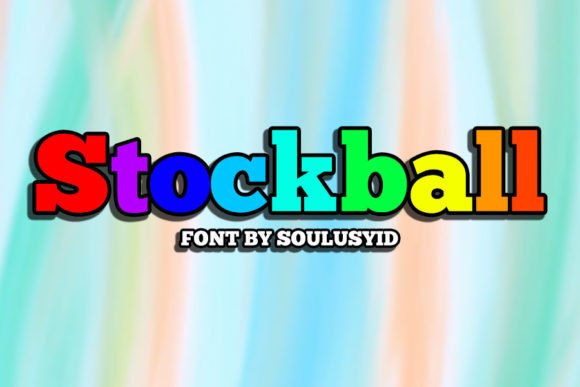 Stockball: A Cosmic Display Font for Modern Design