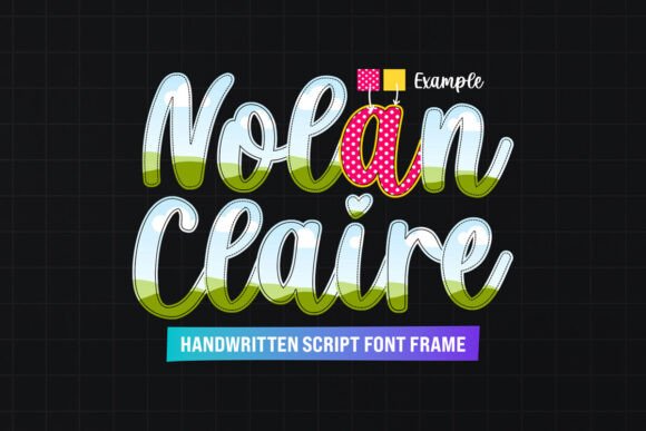 Unlock Creative Typography with the Nolan Claire Canva Font Frame Template