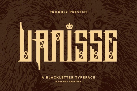 Vanisse: A Bold Blackletter Font for Impactful Design